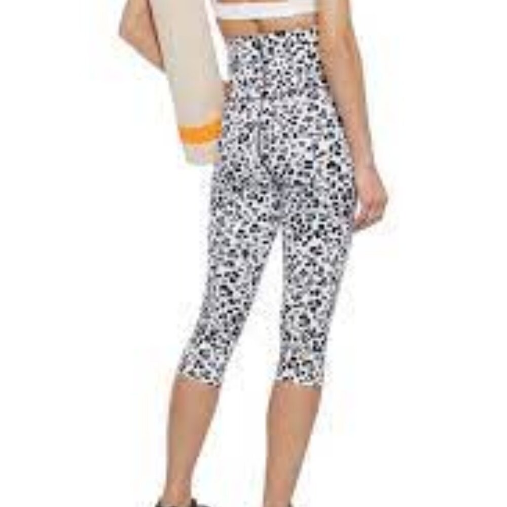 Adidas by Stella McCartney Leopard Print Leggings Sz XS